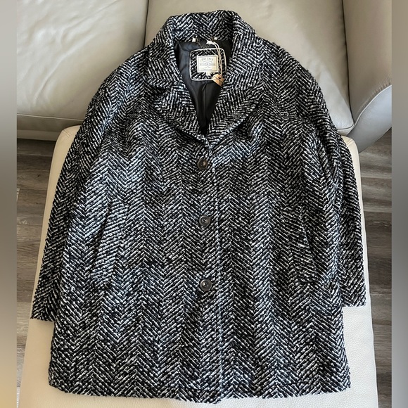 NWT - Fat Face Women’s Wool Blended Coat - US 12/L - Picture 6 of 15